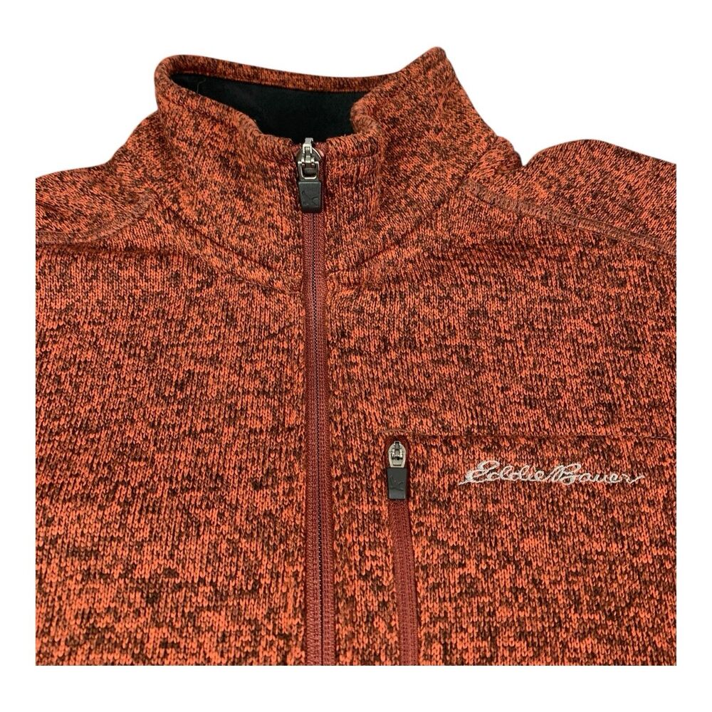 Eddie Bauer Radiator 1/4 Zip Pullover Sweater Fleece  Adobe, Men’s Size Medium - Picture 4 of 10